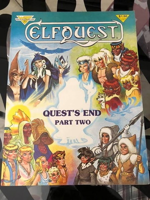 Elfquest Magazine 20 μεταχειρισμένο, oversized comic book 1984