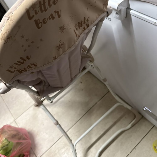Lorelli baby high chair with bear design