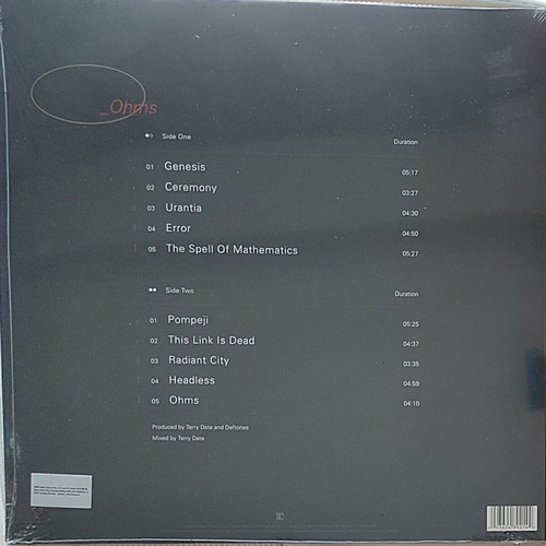 Deftones Ohms vinyl new metal album