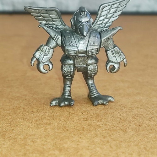 Vintage Battle Beasts Silver Teratomachos Figure Hasbro Takara 1986