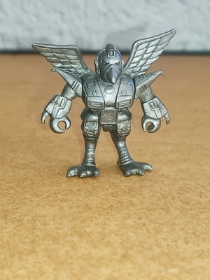 Vintage Battle Beasts Silver Teratomachos Figure Hasbro Takara 1986