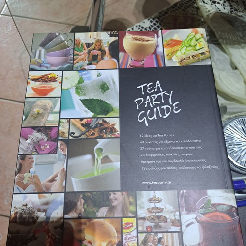 Tea Party Guide book new, ideas and recipes