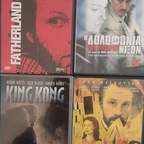 Fatherland, The Assassination of Richard Nixon, King Kong, Klimt DVDs like new