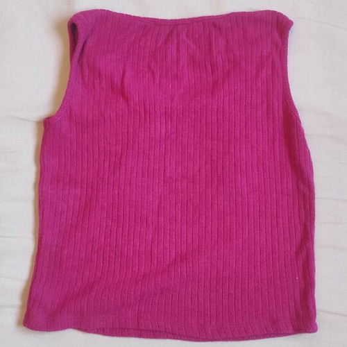 Fuchsia two-piece blouse ALE like new, size Small