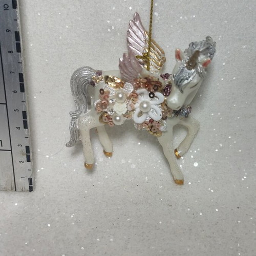 Unicorn hanging ornament