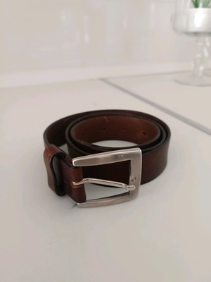 Men's leather belt Marks & Spencer brown like new
