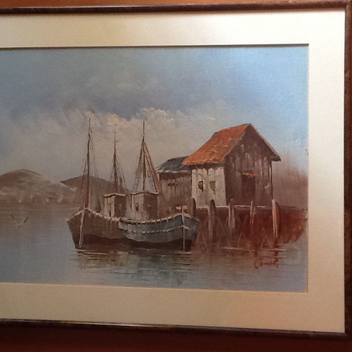 Oil painting from 1980 like new