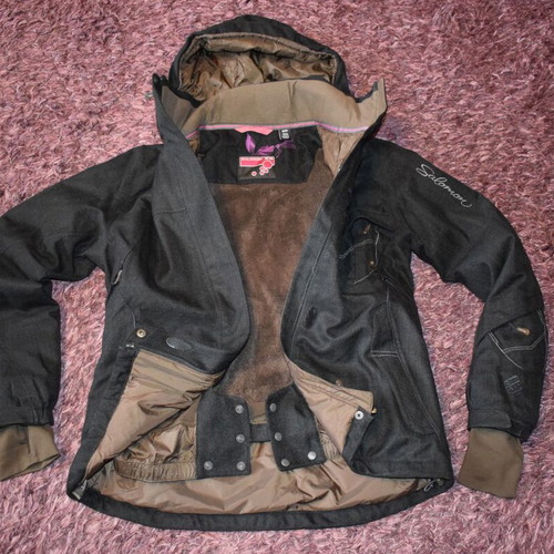 Salomon women's jacket size M used, waterproof with Primaloft insulation