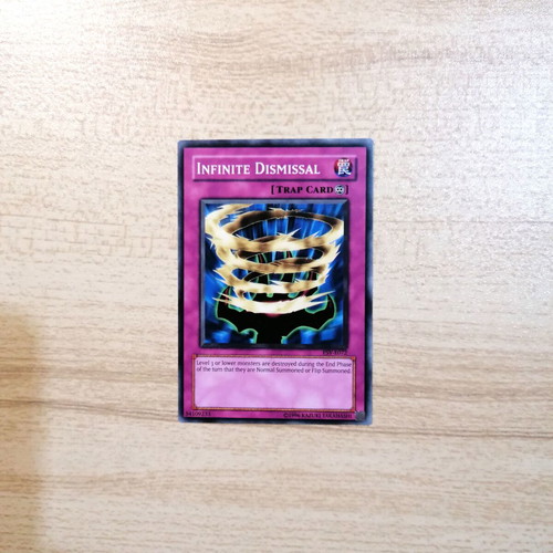 Yu-Gi-Oh! Infinite Dismissal Trap Card near mint