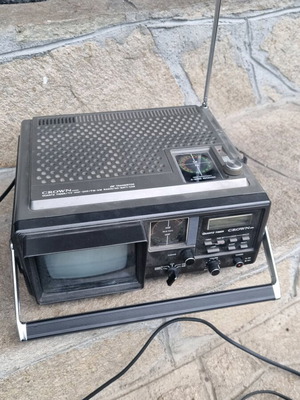 Old cassette TV used