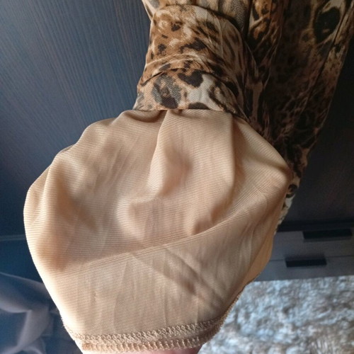 Women's tiger print dress new, size M 38 10, 100% viscose