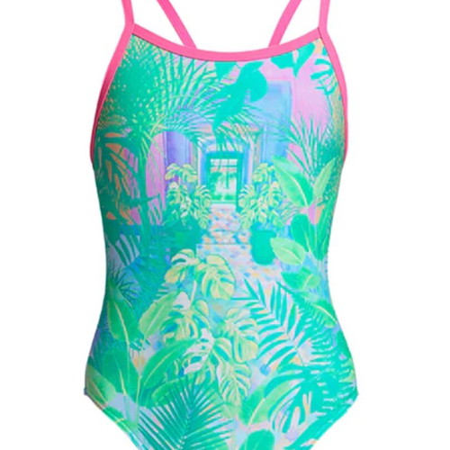 Funkita swimsuit for 10-year-old girl like new, multicolored