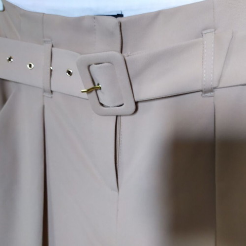 River Island μπεζ ζιπ κιλότ no S καινούργιο