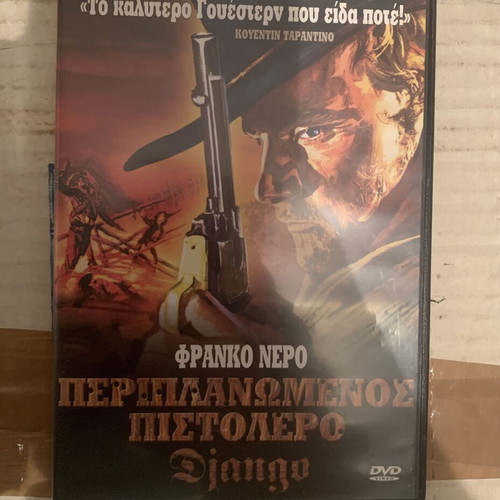 Django DVD used, spaghetti western with Franco Nero