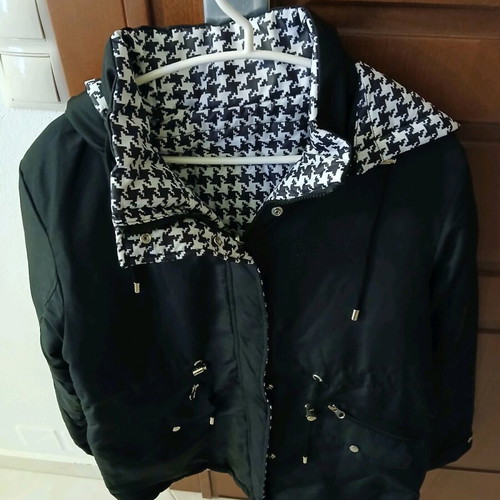 Double face jacket like new, reversible, size M