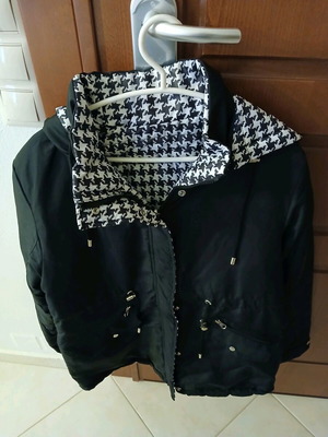 Double face jacket like new, reversible, size M
