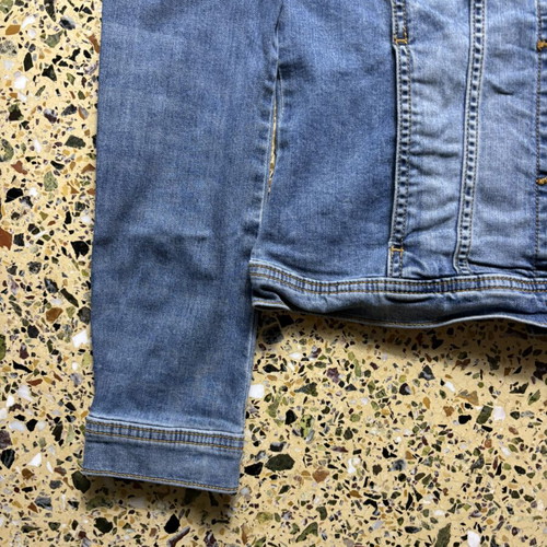 Tom Tailor Denim jacket women's small skinny like new, blue