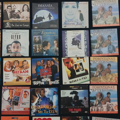 DVD movies like new with subtitles, collection of 350+