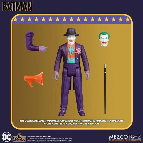Mezco 2025 5 Points Batman 1989 The Joker action figure new