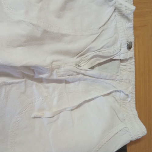 Abercrombie & Fitch white cropped trousers size 12-14