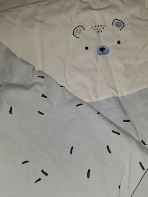 Kikka Boo Bear With Me Blue 5-Piece Crib Set New