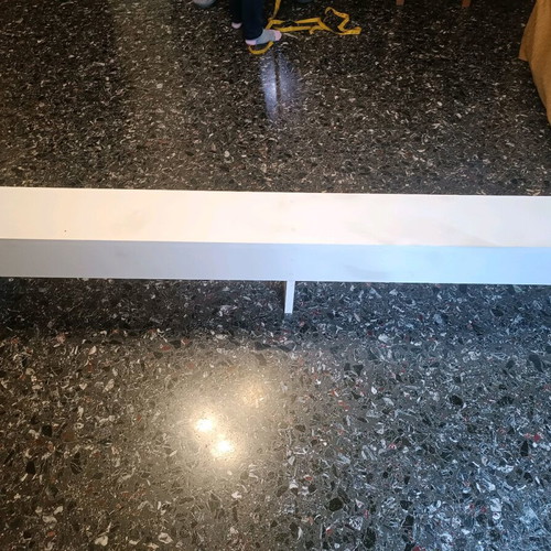 Bench bed extension used, white melamine