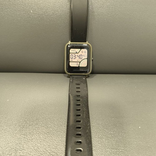 Amazfit Bip First Edition used, minimal design, green