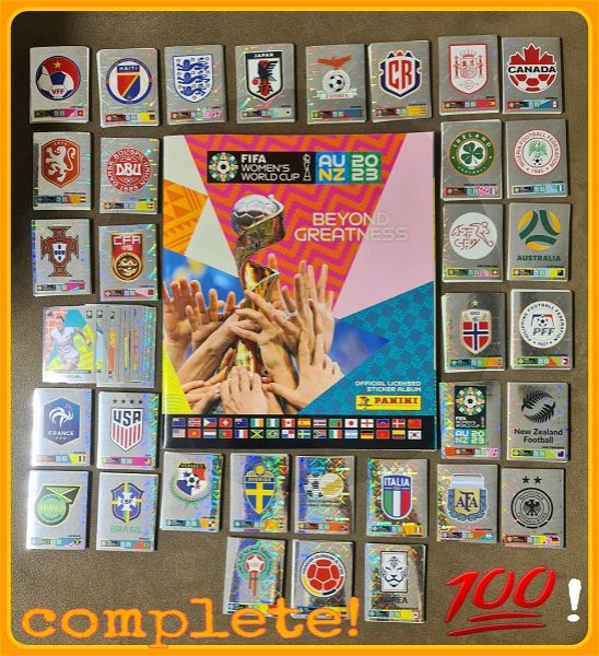  Fifa Women's World Cup AU/NZ 2023 Panini.  Complete!! ALL 580 st!!