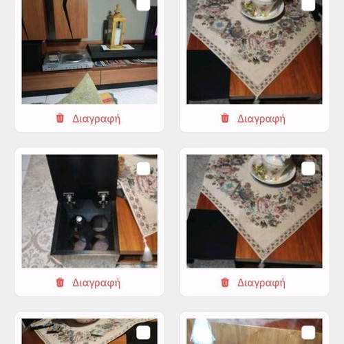 Living room furniture like new solid wood with dining table and 6 chairs