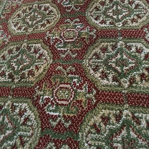 Wool runner rug by the meter with beautiful colors and pattern