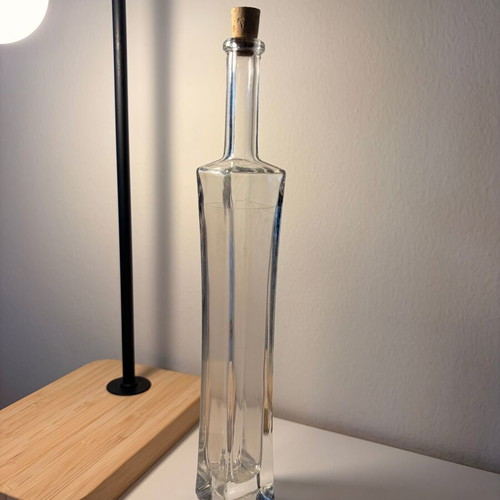 Liqueur Bottle used, reusable for drinks