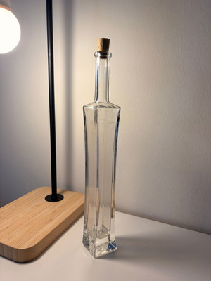 Liqueur Bottle used, reusable for drinks