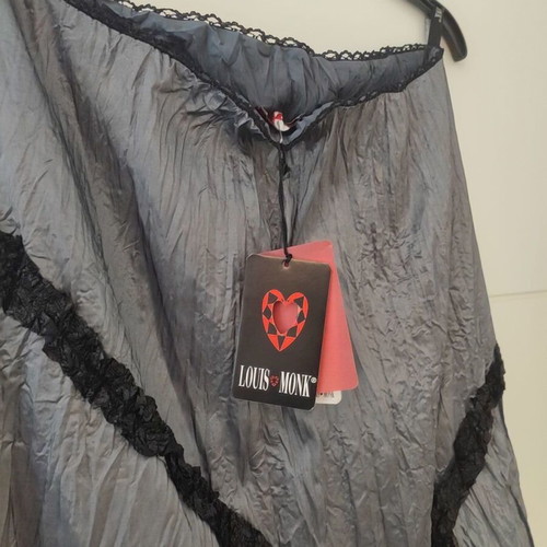 Louis Monk Asymmetric Taffeta Skirt Large New with Tag