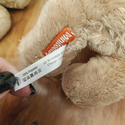 Minifeet plush toys used, set of 2 brown color