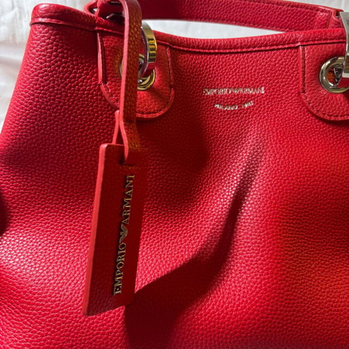 Emporio Armani women's bag red new handbag