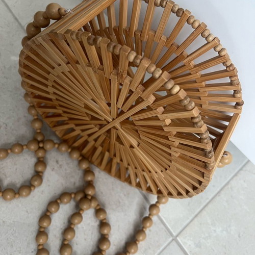 Wooden handbag new handmade