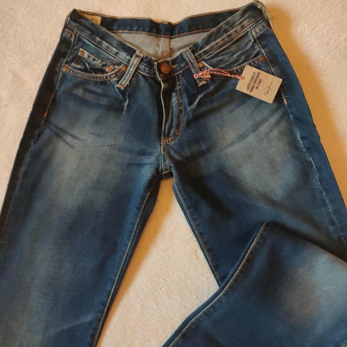 Pepe Jeans bootcut jeans low rise straight leg new blue size S