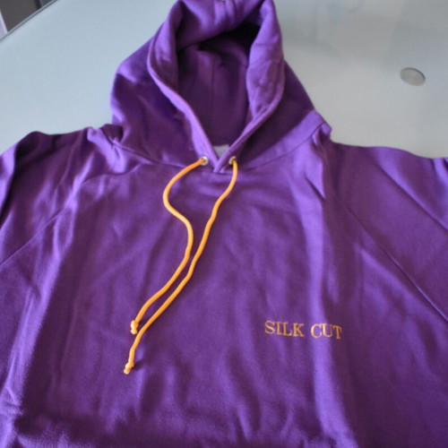 Silk Cut collectible hoodie purple XL like new