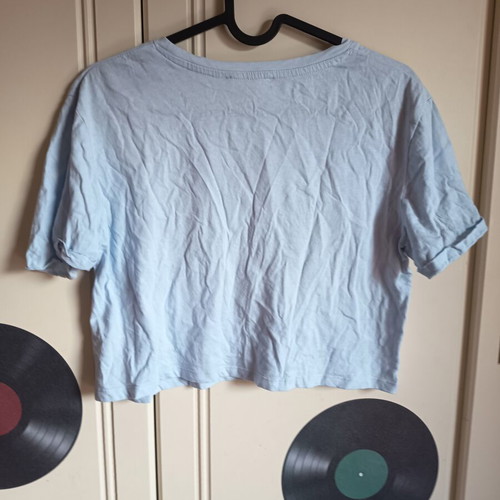 Blouse turquoise, like new, short sleeve