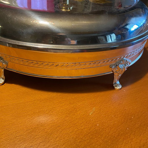 Serving dish for roast like new with gilded design