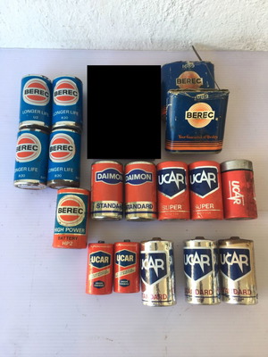 Old batteries as seen