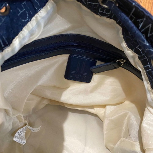 Lancetti bucket bag used, blue, shoulder