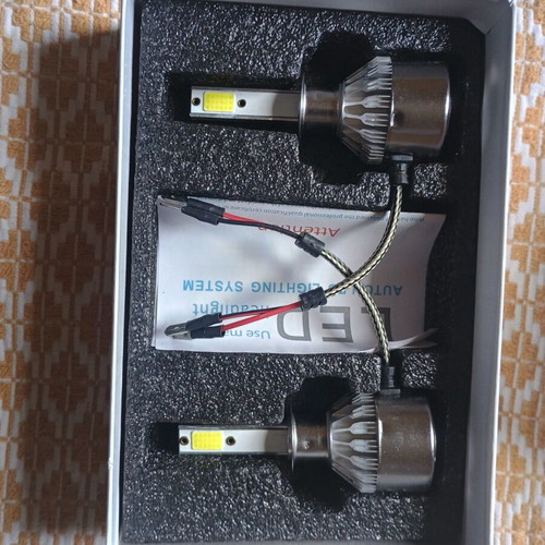 Led Headlight 36W 3800LM H1 C6 COB 2pcs 6000K