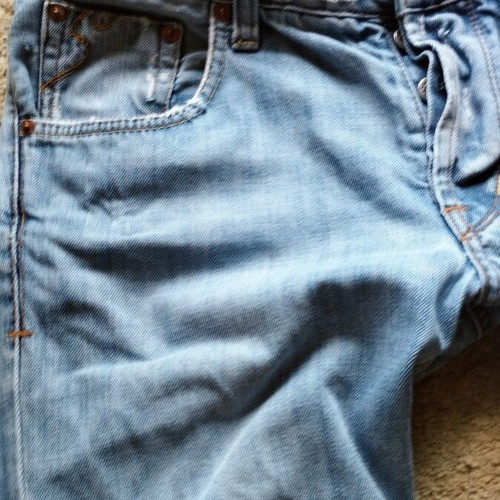 Staff Jeans W31L28 used, straight fit, 100% cotton, blue