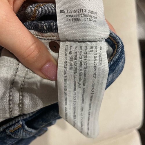 Abercrombie Jean size XS like new, blue