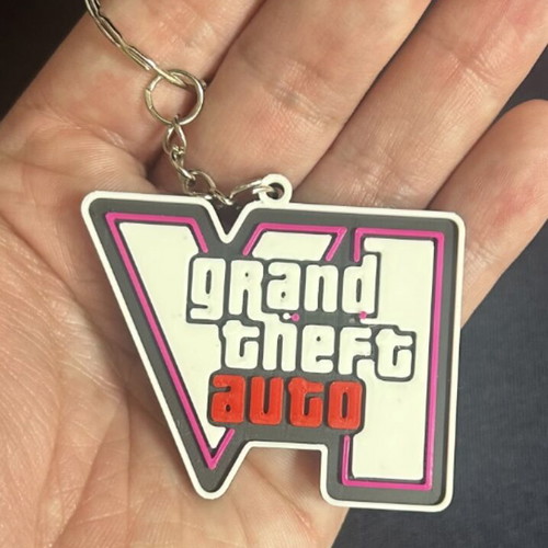 GTA VI Inspired 3D Printed Keychain made to order