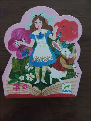 Djeco Alice in Wonderland children's puzzle, 50 pieces