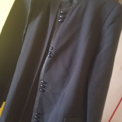 Tager suit jacket M-L and trousers L black like new