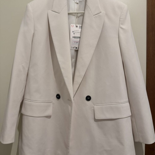 Zara oversized blazer καινούργιο, μπεζ, XS