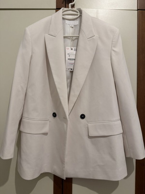 Zara oversized blazer καινούργιο, μπεζ, XS